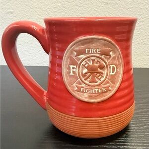 Red Firefighter Mug